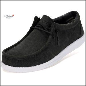 Mens Slip On Loafers Vegan Leather Foam Cushioned Lightweight